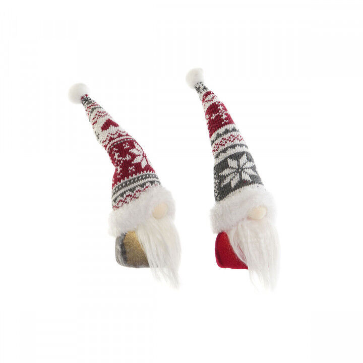 Kerstversiering DKD Home Decor Multicolour Kabouter 7 x 7 x 25 cm (2 Stuks)