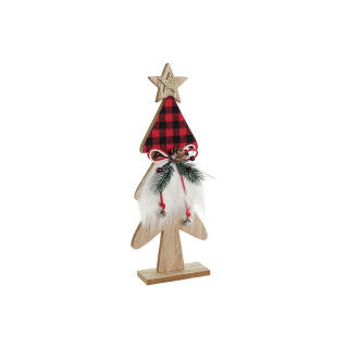 Decorazione Natalizia DKD Home Decor Nero Rosso Albero 11,5 x 4 x 31 cm