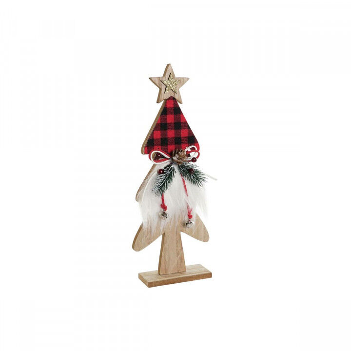 Décorations de Noël DKD Home Decor Noir Rouge Arbre 11,5 x 4 x 31 cm