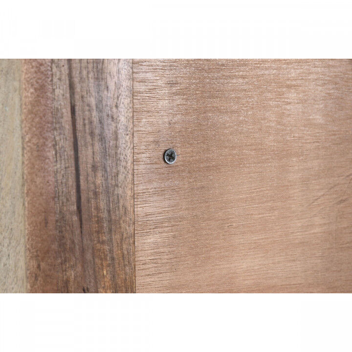 Schrank Home ESPRIT Weiß Schwarz Metall Mango-Holz 180 x 40 x 160 cm