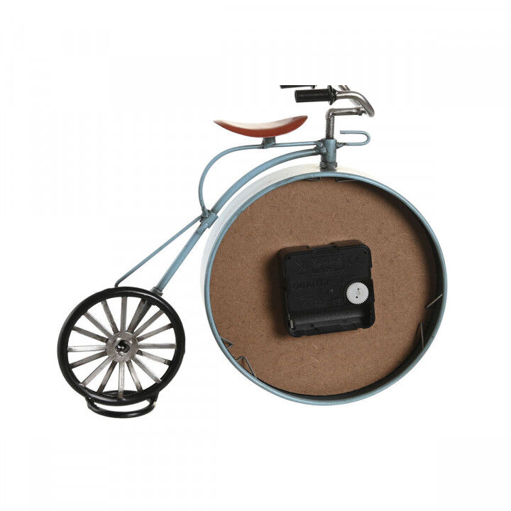 Table clock DKD Home Decor Blue Green Bicycle Vintage (2 Units)