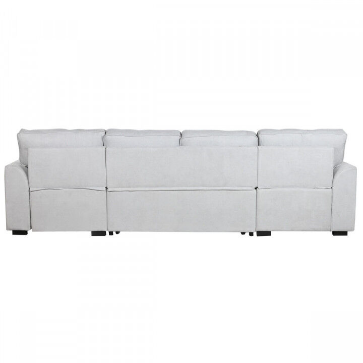 Divano Letto Home ESPRIT Grigio Moderno 298 x 154 x 92 cm