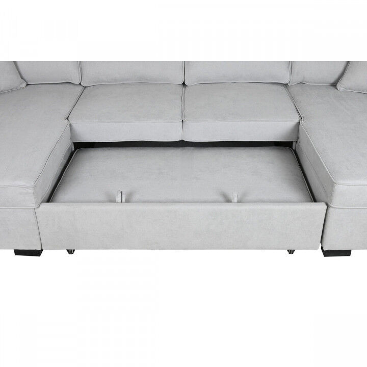 Slaapbank Home ESPRIT Grijs Modern 298 x 154 x 92 cm