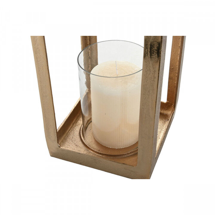 Lanterna Home ESPRIT Dorato Alluminio Cristallo Moderno 20 x 20 x 74 cm