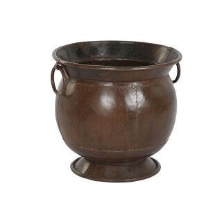 Vaso Home ESPRIT Marrone Ferro 46 x 46 x 44 cm