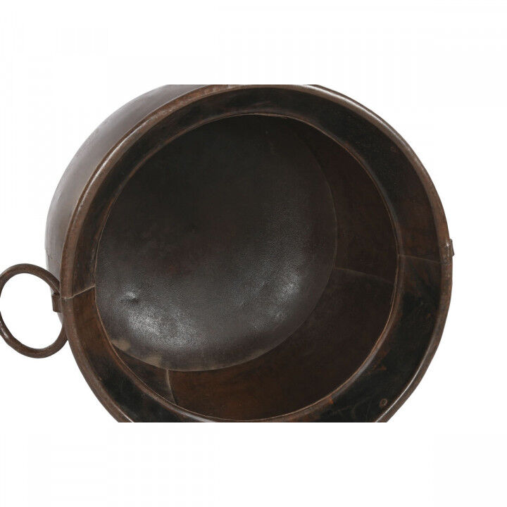 Jarrón Home ESPRIT Marrón Hierro 46 x 46 x 44 cm