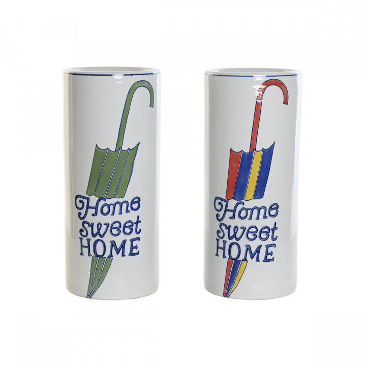 Regenschirmständer DKD Home Decor Bunt Urban 19 x 19 x 44 cm 19 x 19 x 45 cm (2 Stück)