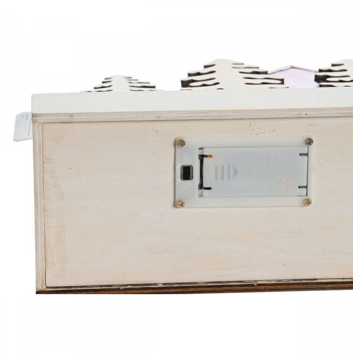 Christmas bauble DKD Home Decor Red Pink 21 x 9,5 x 19 cm (2 Units)