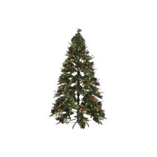 Kerstboom Home ESPRIT Rood Groen PVC 120 x 120 x 210 cm