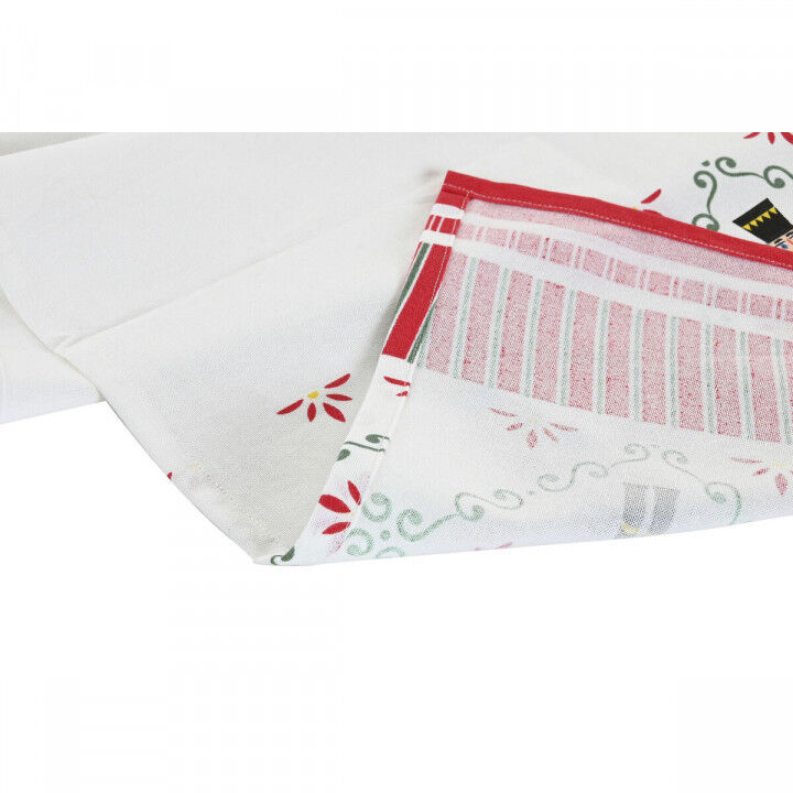 Camino de Mesa Home ESPRIT Rojo Verde Beige 50 x 150 x 0,2 cm