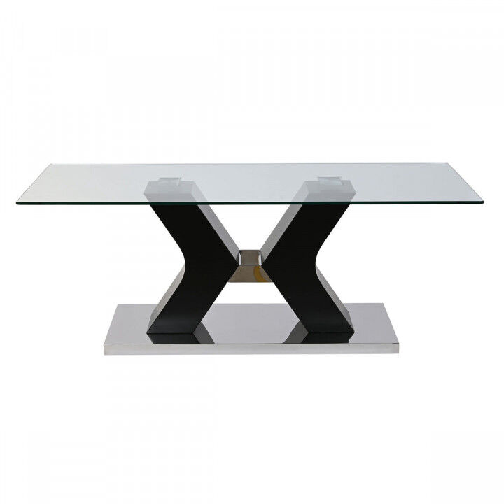 Hoofdtafel DKD Home Decor Hout 120 x 60 x 45 cm Gehard glas Hout MDF