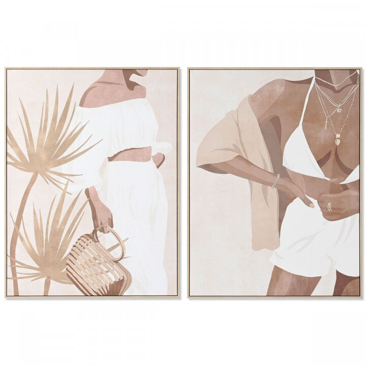 Canvas DKD Home Decor polyestyreen Canvas 90 x 4 x 120 cm