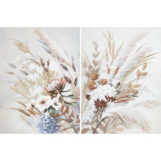 Leinwand DKD Home Decor Kiefer Leinwand 90 x 3,7 x 120 cm