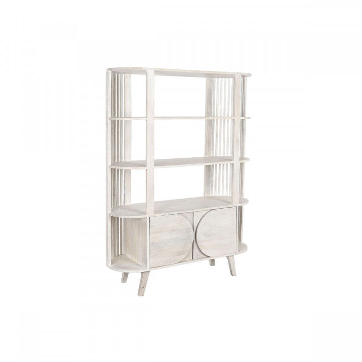 Scaffale DKD Home Decor Bianco Legno di mango 116 x 40 x 160 cm (1)