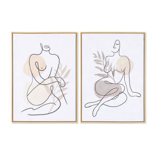 Lienzo DKD Home Decor Poliestireno Lienzo 50 x 3,5 x 70 cm