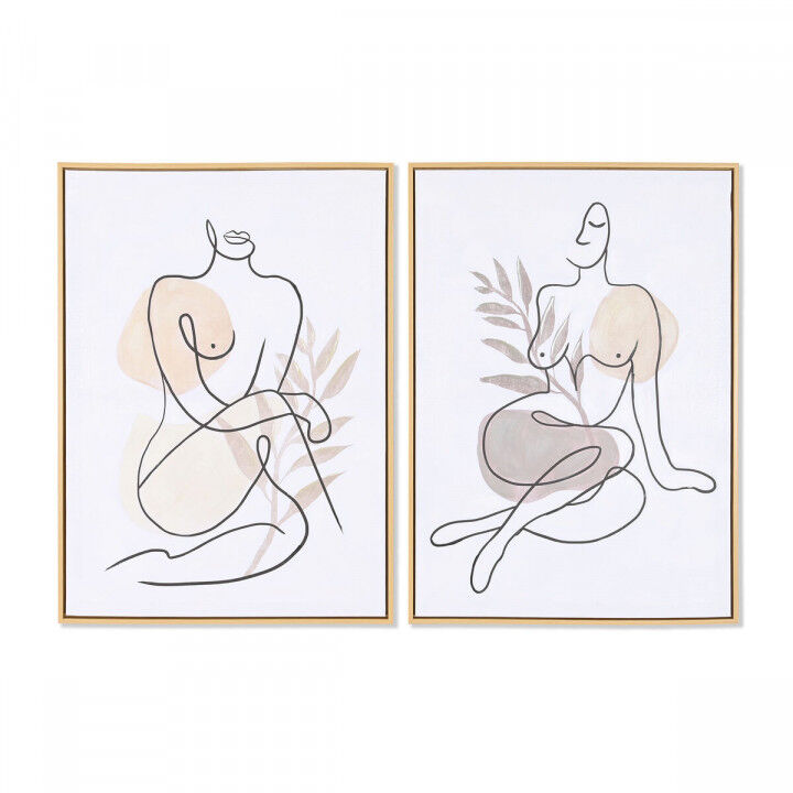 Canvas DKD Home Decor polyestyreen Canvas 50 x 3,5 x 70 cm