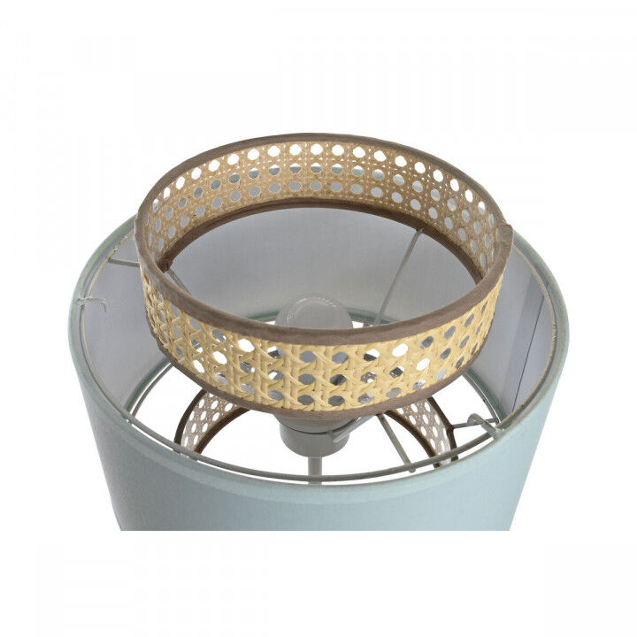 Tischlampe DKD Home Decor Metall grün Hellrosa 220 V 50 W 26 x 26 x 55 cm (2 Stück)