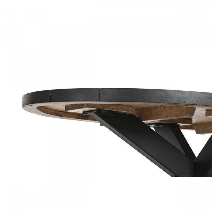 Hoofdtafel DKD Home Decor Natuurlijk Metaal Mangohout 130 x 70 x 45 cm