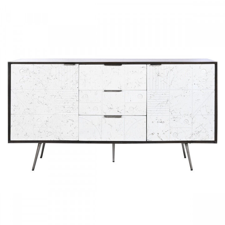 Buffet DKD Home Decor Blanc Brun foncé Bois de manguier 150 x 43 x 80 cm