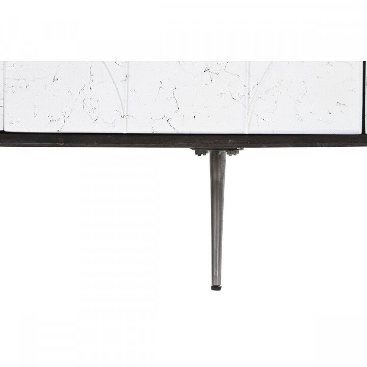 Credenza DKD Home Decor Bianco Marrone scuro Legno di mango 150 x 43 x 80 cm