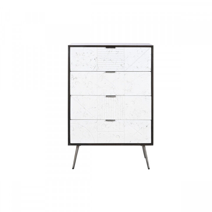 Cassettiera DKD Home Decor 70 x 40 x 105 cm Bianco Marrone scuro Legno di mango