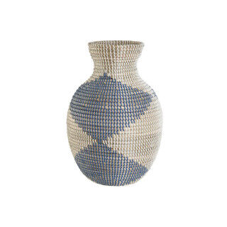 Vaas DKD Home Decor Blauw Natuurlijk Mediterrane 31 x 31 x 50 cm