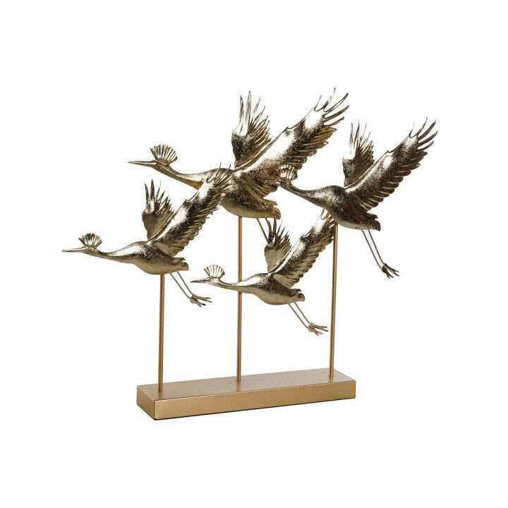 Decoratieve figuren DKD Home Decor Gouden Vogel 64 x 9 x 51 cm 64 x 8,6 x 51 cm