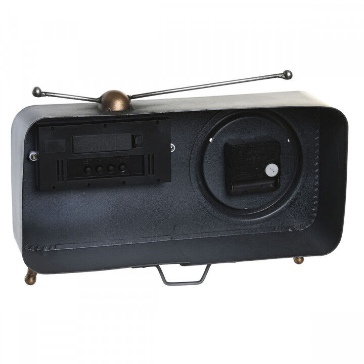 Horloge de table DKD Home Decor Gris Cuivre Vintage (2 Unités)