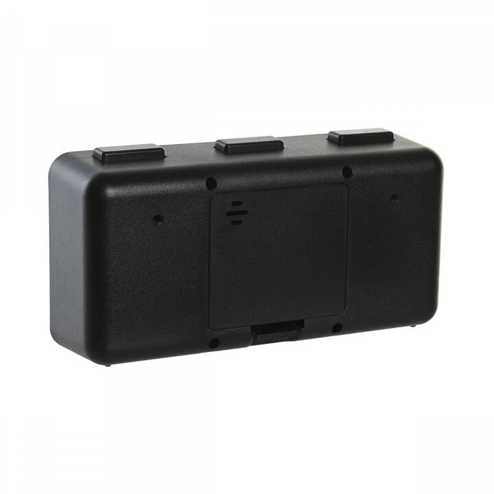 Radioklok DKD Home Decor Wit Zwart PVC 17 x 5 x 9 cm (2 Stuks)