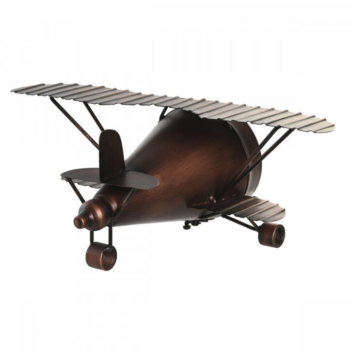 Bordur DKD Home Decor Gold Silberfarben Flugzeug (2 Stück)
