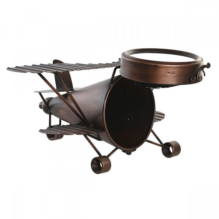 Orologio da Tavolo DKD Home Decor Dorato Argentato Aereo (2 Unità)