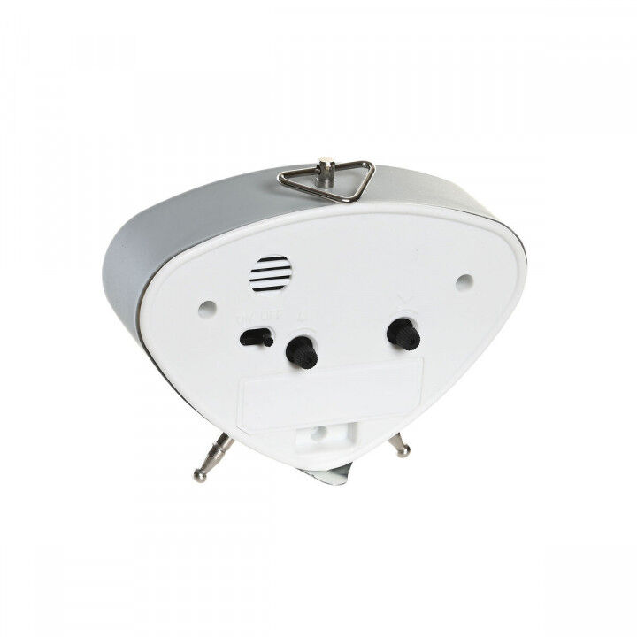 Réveil DKD Home Decor Bleu Blanc Gris PVC Métal Vintage 11,5 x 4 x 10 cm (3 Unités)