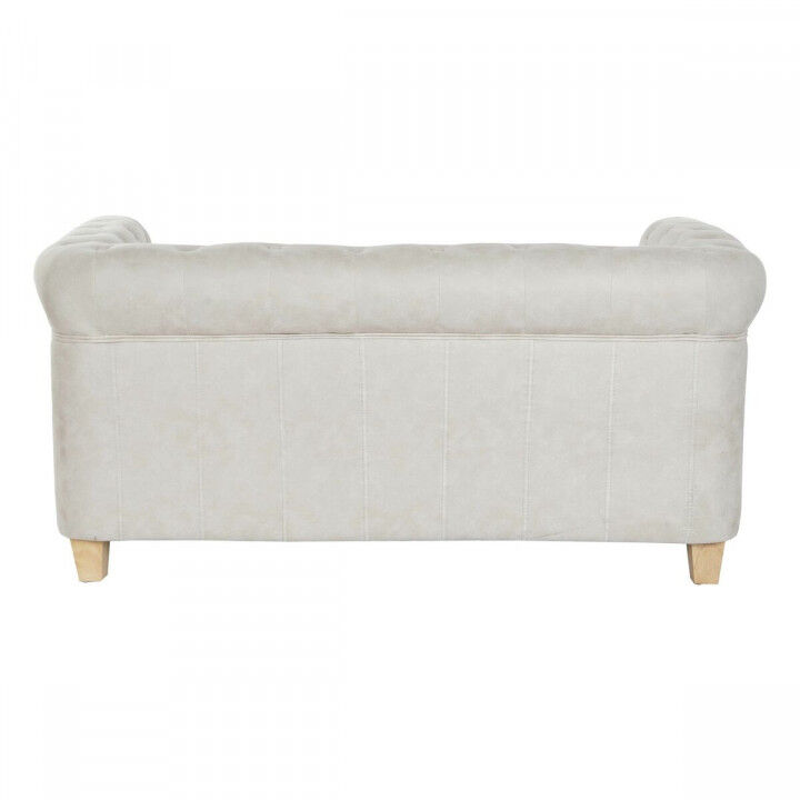 Sofa DKD Home Decor 151 x 82 x 70 cm Natuurlijk Hout Bruin Crème Vintage