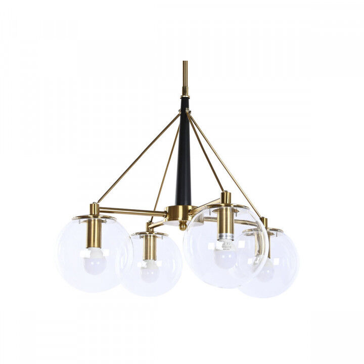 Lampadario DKD Home Decor 50 x 50 x 144 cm Cristallo Dorato Metallo 50 W