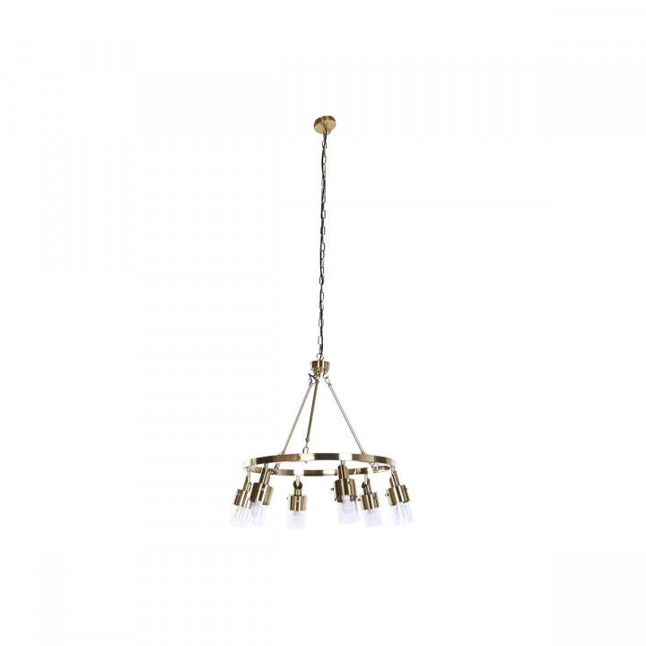 Deckenlampe DKD Home Decor 66 x 66 x 60 cm Kristall Gold Metall 40 W
