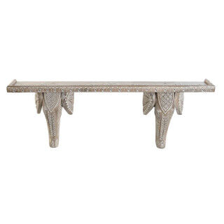 Planken DKD Home Decor Wit Natuurlijk Mangohout 78 x 15 x 28 cm