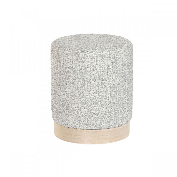 Repose-pied DKD Home Decor 32 x 32 x 38 cm Scandi Gris clair