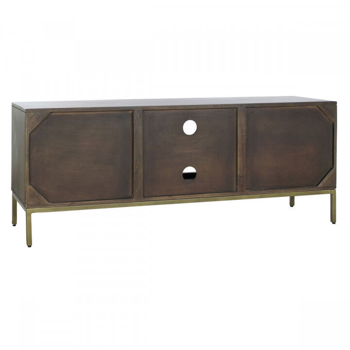 Tv-meubel DKD Home Decor 140 x 40 x 55 cm Zwart Metaal Acacia
