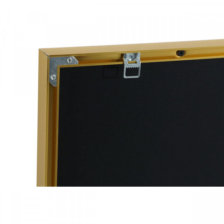 Cadre DKD Home Decor Aluminium Bois MDF 80 x 3 x 80 cm