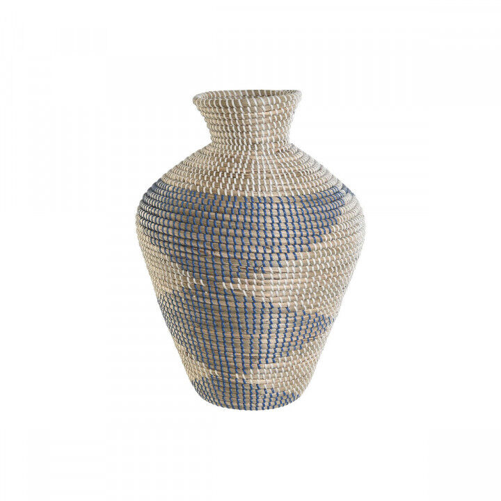 Vase DKD Home Decor Bleu Naturel méditerranéen 35 x 35 x 50 cm