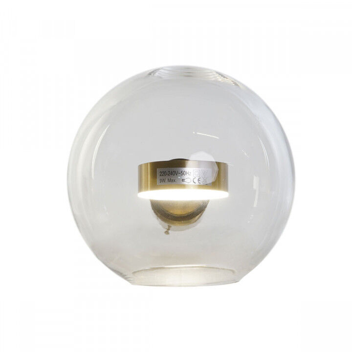 Muurlamp DKD Home Decor Kristal Gouden Metaal Modern 20 x 25 x 20 cm