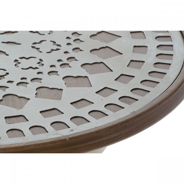 Bijzettafel DKD Home Decor 55,5 x 55,5 x 53 cm Spar Metaal