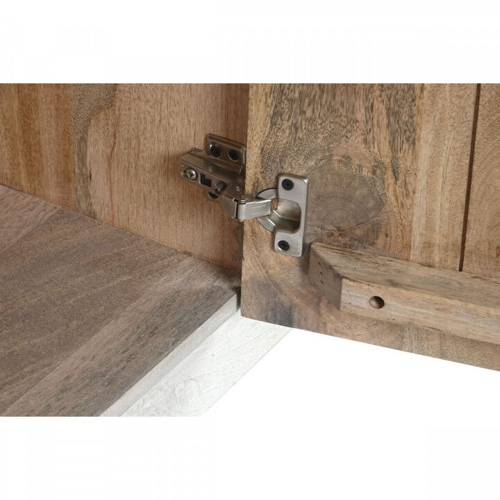 Dressoir DKD Home Decor Wit Crème Mangohout 180 x 40 x 80 cm