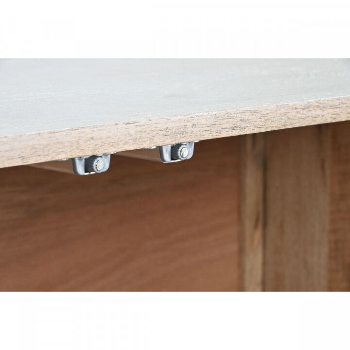 Anrichte DKD Home Decor Weiß Creme Mango-Holz 180 x 40 x 80 cm