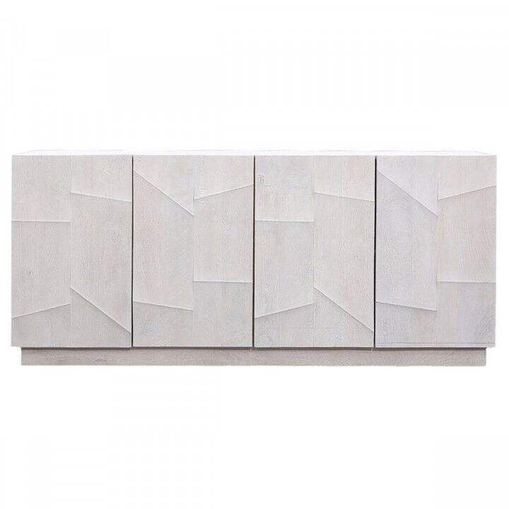 Aparador DKD Home Decor Blanco Crema Madera de mango 180 x 40 x 80 cm