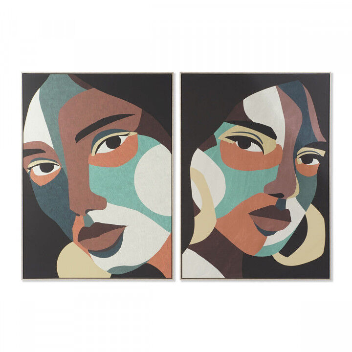 Leinwand DKD Home Decor polystyrol Leinwand 104 x 4,5 x 143,5 cm