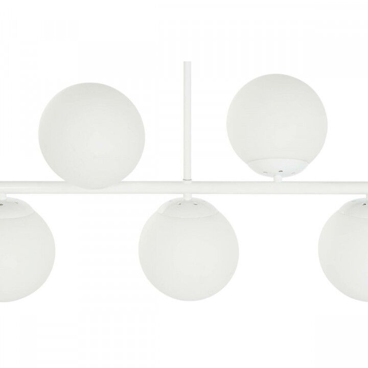 Lampadario DKD Home Decor 98 x 45 x 30 cm Cristallo Metallo Bianco 50 W