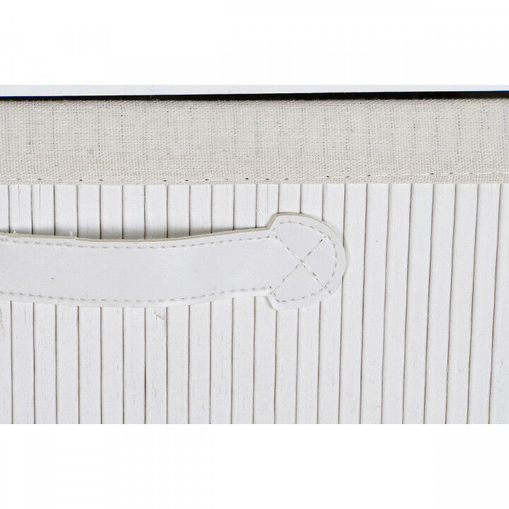 Cassettiera DKD Home Decor Bianco Bambù Legno di paulownia 42 x 32 x 98 cm