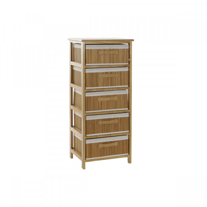 Cassettiera DKD Home Decor Naturale Bambù Legno di paulownia 42 x 32 x 98 cm