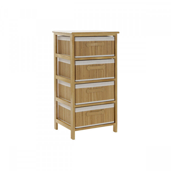 Caisson à Tiroirs DKD Home Decor Naturel Bambou Bois de paulownia 42 x 32 x 81 cm